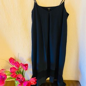 Madewell Navy Blue 💯 % Silk Slip Dress